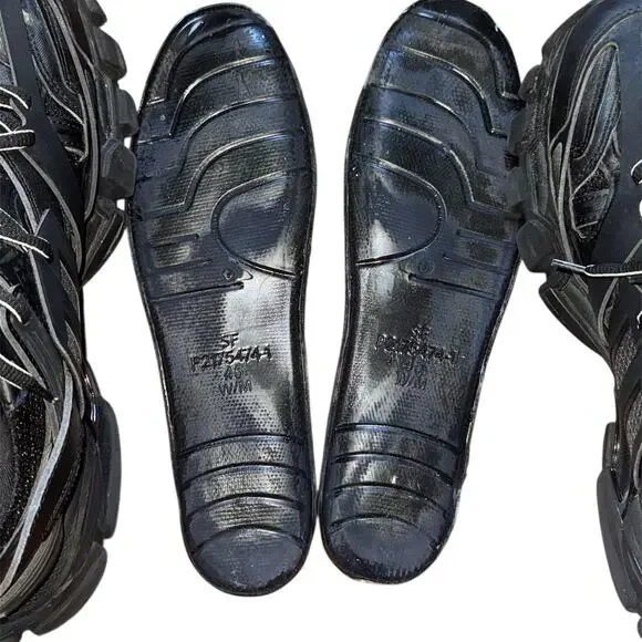 balenciaga tracks triple black no led